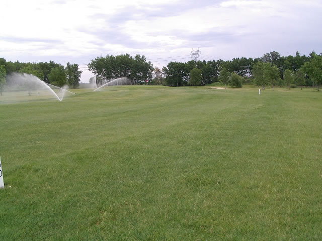 Hole 13 middle of the fairway