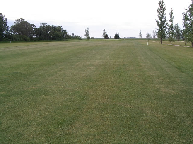 Hole 14 middle of the fairway