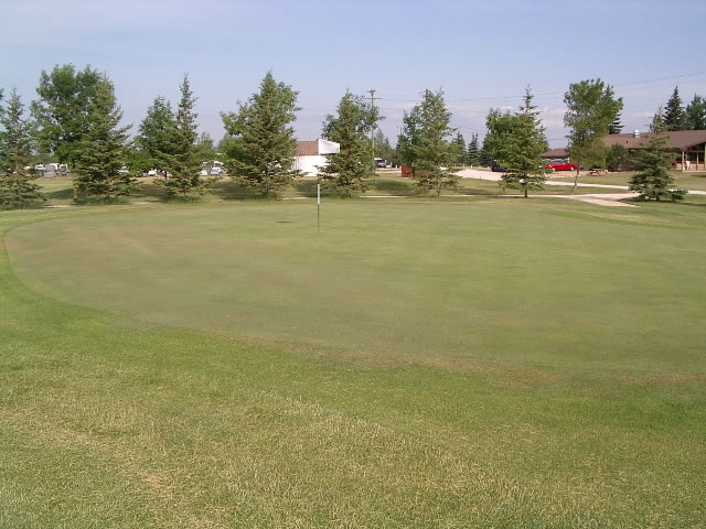 Hole 18 greens