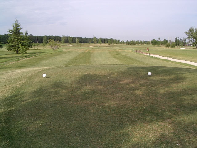 Hole 18 tees