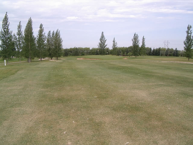 Hole 7 middle of the fairway